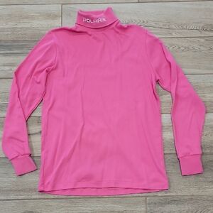 Polaris Pink Turtleneck Long Sleeve Shirt